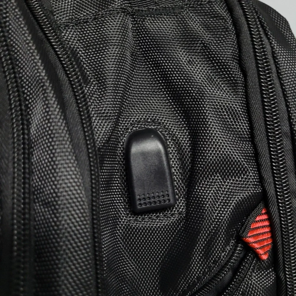 YOREPEK Extra Large 50L Travel Laptop Backpack with USB Charging Black Unisex